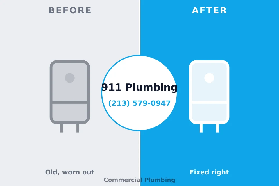 Before and after: plumbing repair Belvedere Park, GA